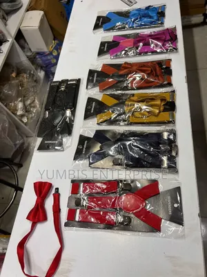 Kids Nice Stylish Bowtie+Suspenders at 700 KSH