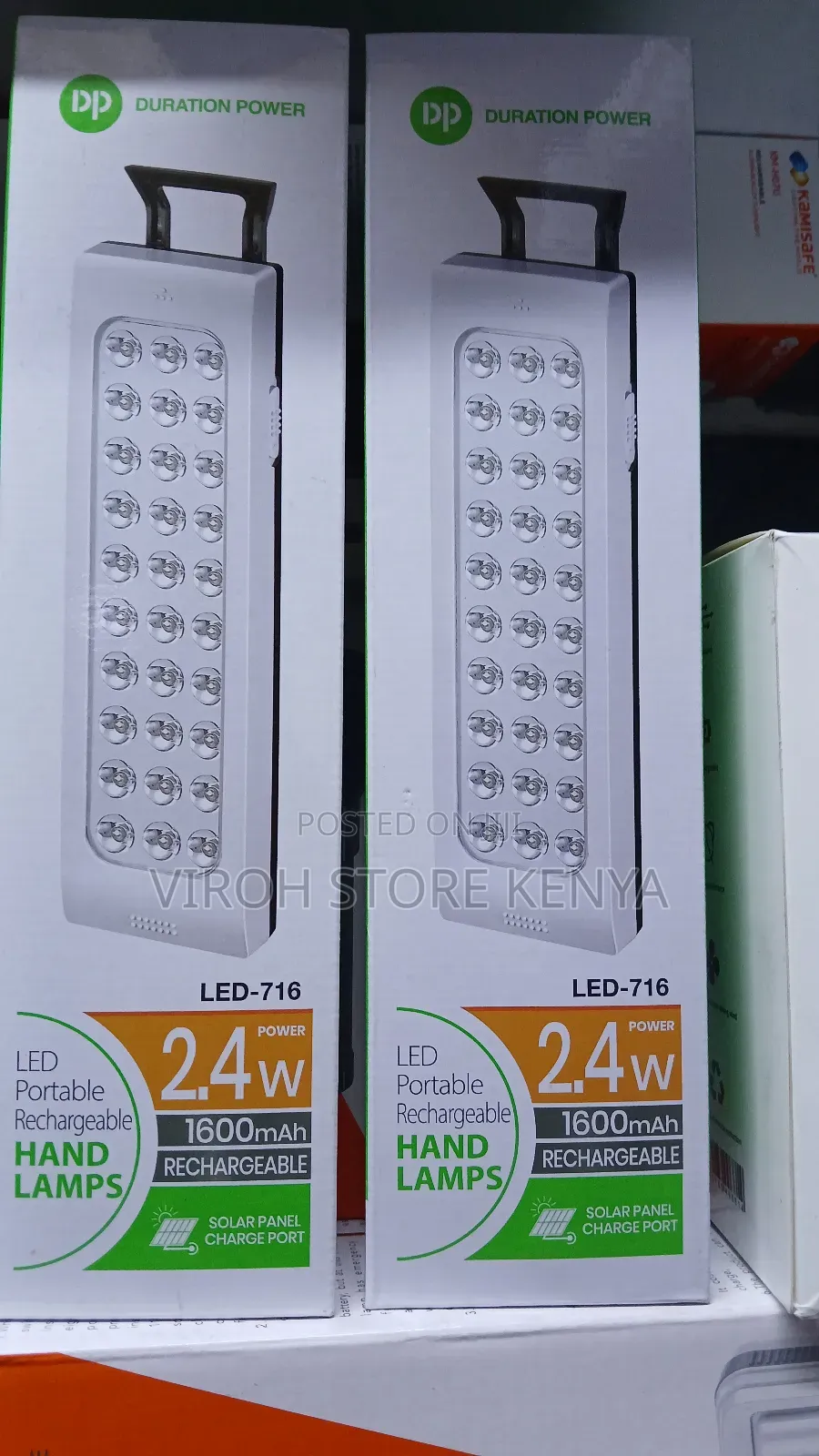 Kamisafe Rechargeable Lamp 24W Portable Light