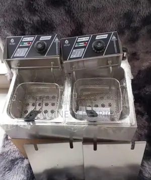 Deep Fryer Double Tank 6+6l Stainless Steel Deep Fryer