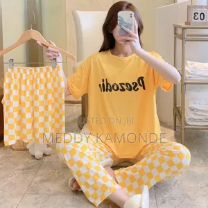 Short/Trouser/Tshirt 3pc Pajama/Sleep Wear Set