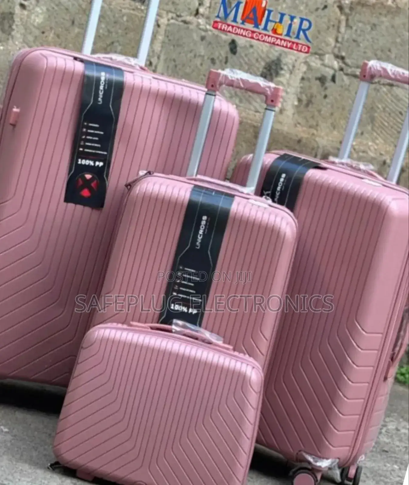 Suitcase - 4 in One - Size4 Durable Rubber Case Bags