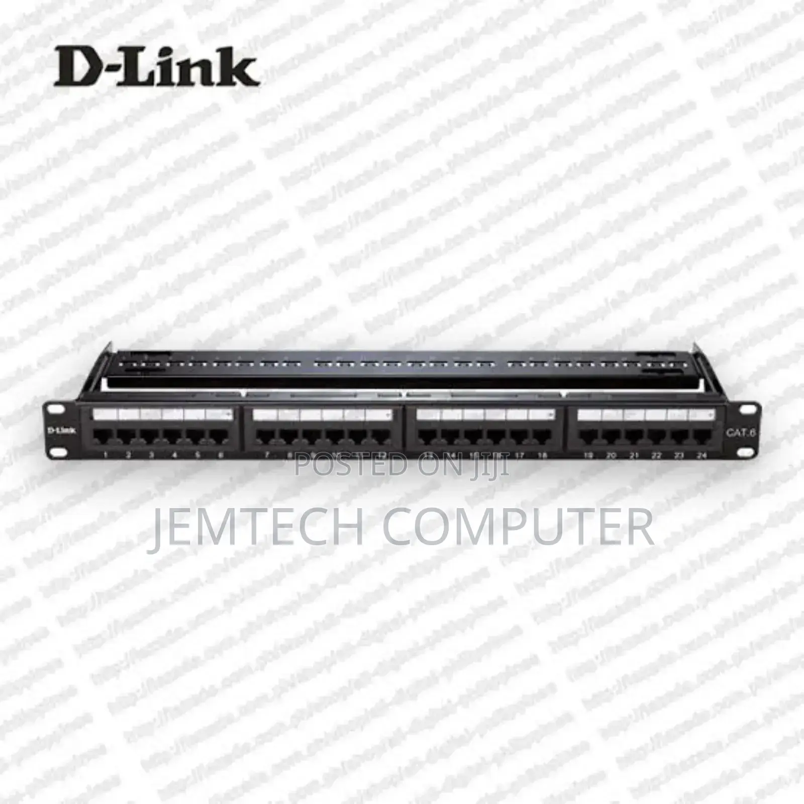 D-Link NPP-C61BLK241 Cat6 24-Port Patch Panel