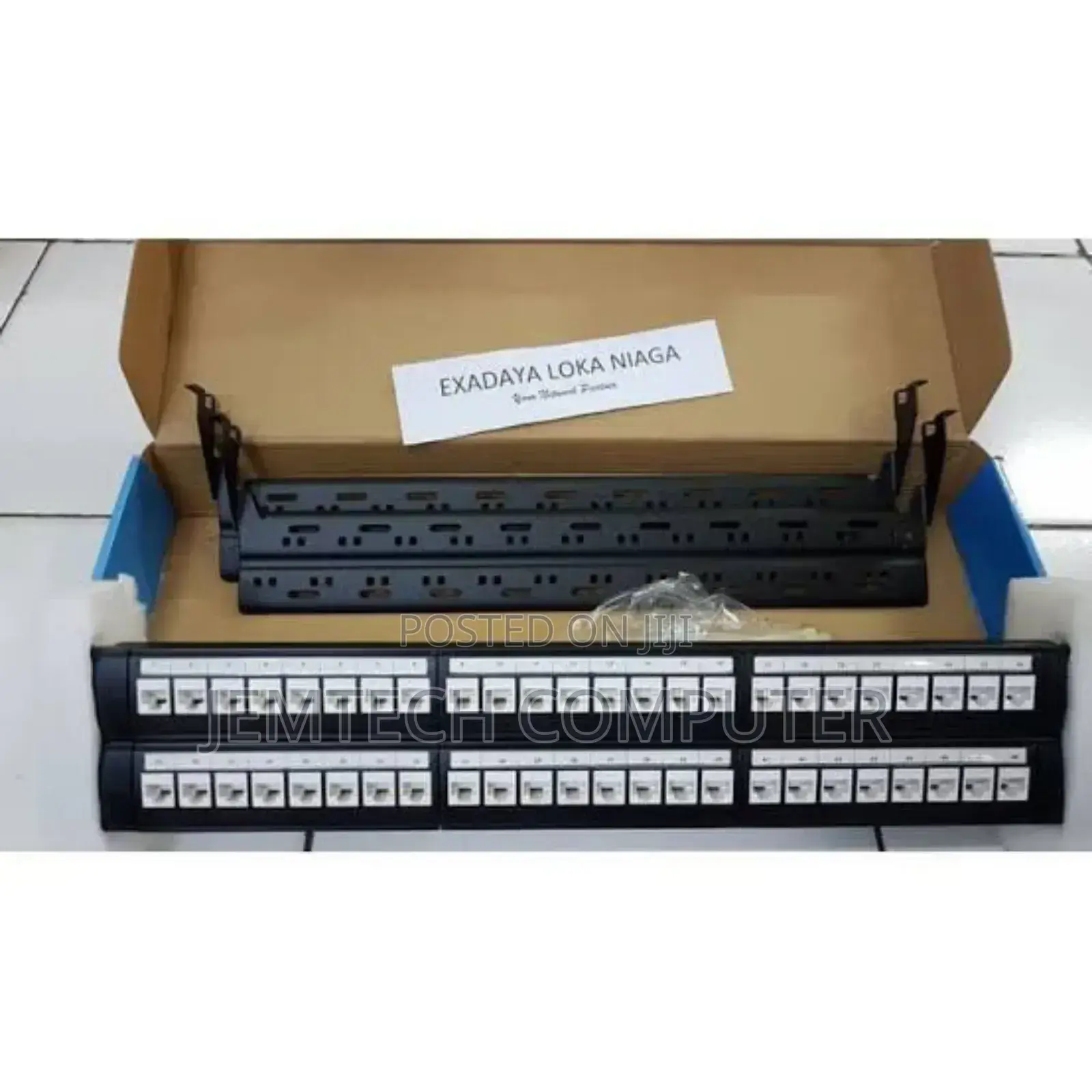 D-Link 48 Port Cat6 Unshielded Loaded Punch Down Patch Panel