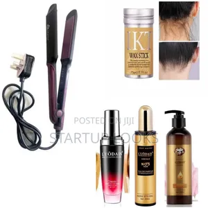 Hair Care Set 3 in 1 Flat Iron, Wax Stick