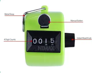 Mechanical Palm Click Counter Count Clicker Assorted Color