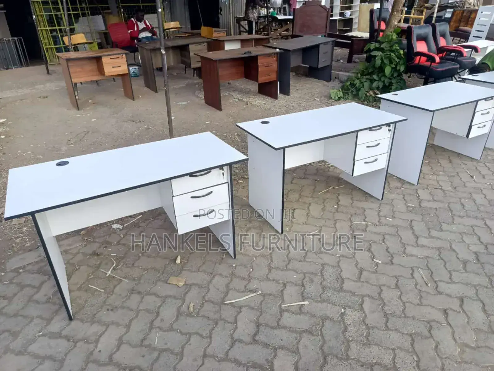 1200mm Office Study Desk White