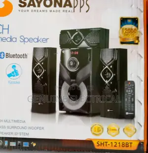 Sayona 3.1 Channel Subwoofer SHT 1217BT, 12000W WS/5