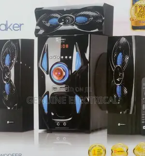 Black 3.1ch Sayona PPS Subwoofer SHT 1217bt, 12000W Wp/6