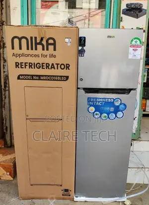 Mika 168litres Double Door Fridge
