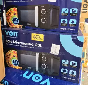 Black Von Manual 20L Microwave Oven VN/20L