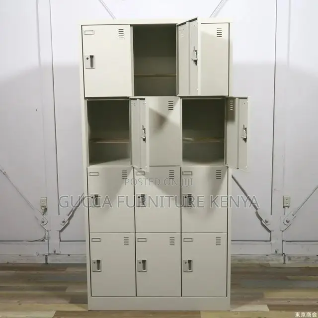 Cabinets: Secure Durable Cabinet Locker for 12 People