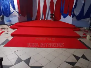 Premium Non Fluffy Washable Church Red Carpets Alter Carpets