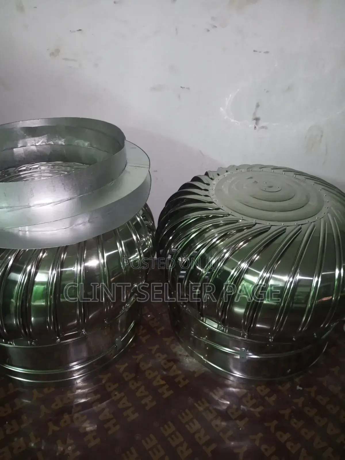 Cyclone Ventilators Available.