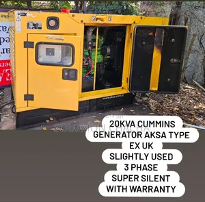 20kva Cummins Generator EX UK Slightly 3phase Super Silent
