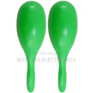 2x Plastic Hand Shakers Maracas