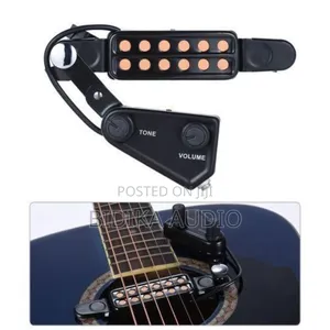12hole Acoustic Guitar Sound Hole Pickup Magnetic