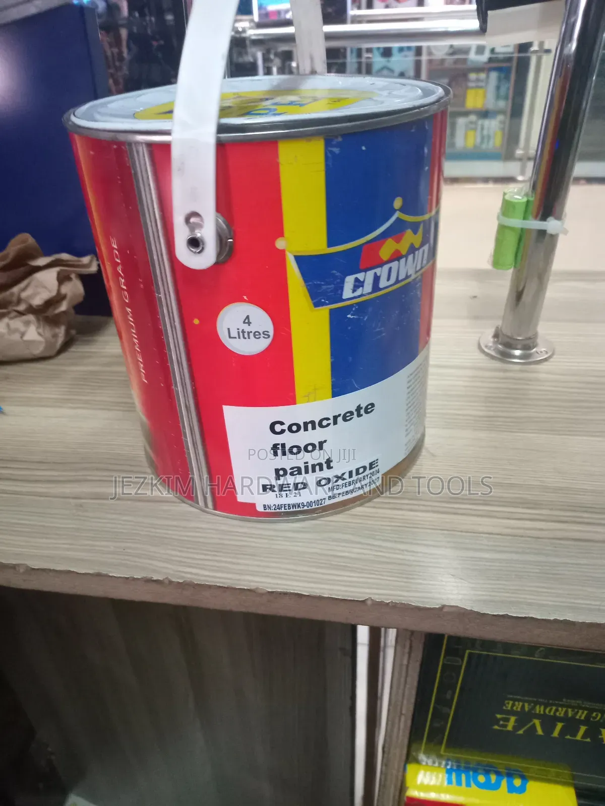4 LTRS Red Oxide Floor Paint