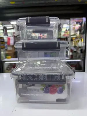 *3pcs Refrigerator Storage Box With Airtight Seal Lids°₩° 
