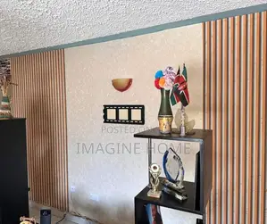 U=Fluted Wallpaper Tv Wall