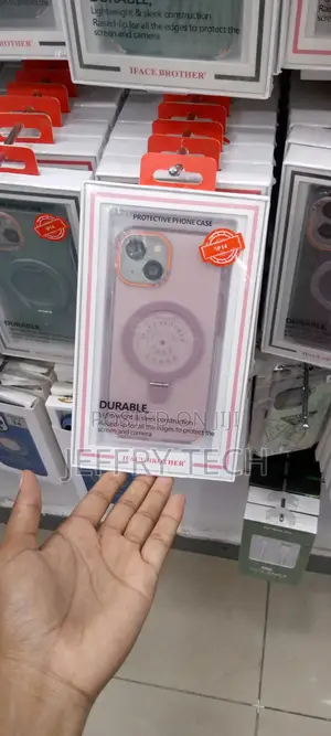 360° Invisible Magnetic Stand Phone Case for iPhone 14 Pink