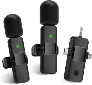 3 in 1 Wireless 10hour Microphone for iPhone,Camera, Android