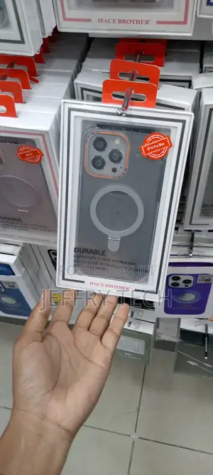 Invisible Magnetic Stand Clear Case for iPhone 14 Pro Max
