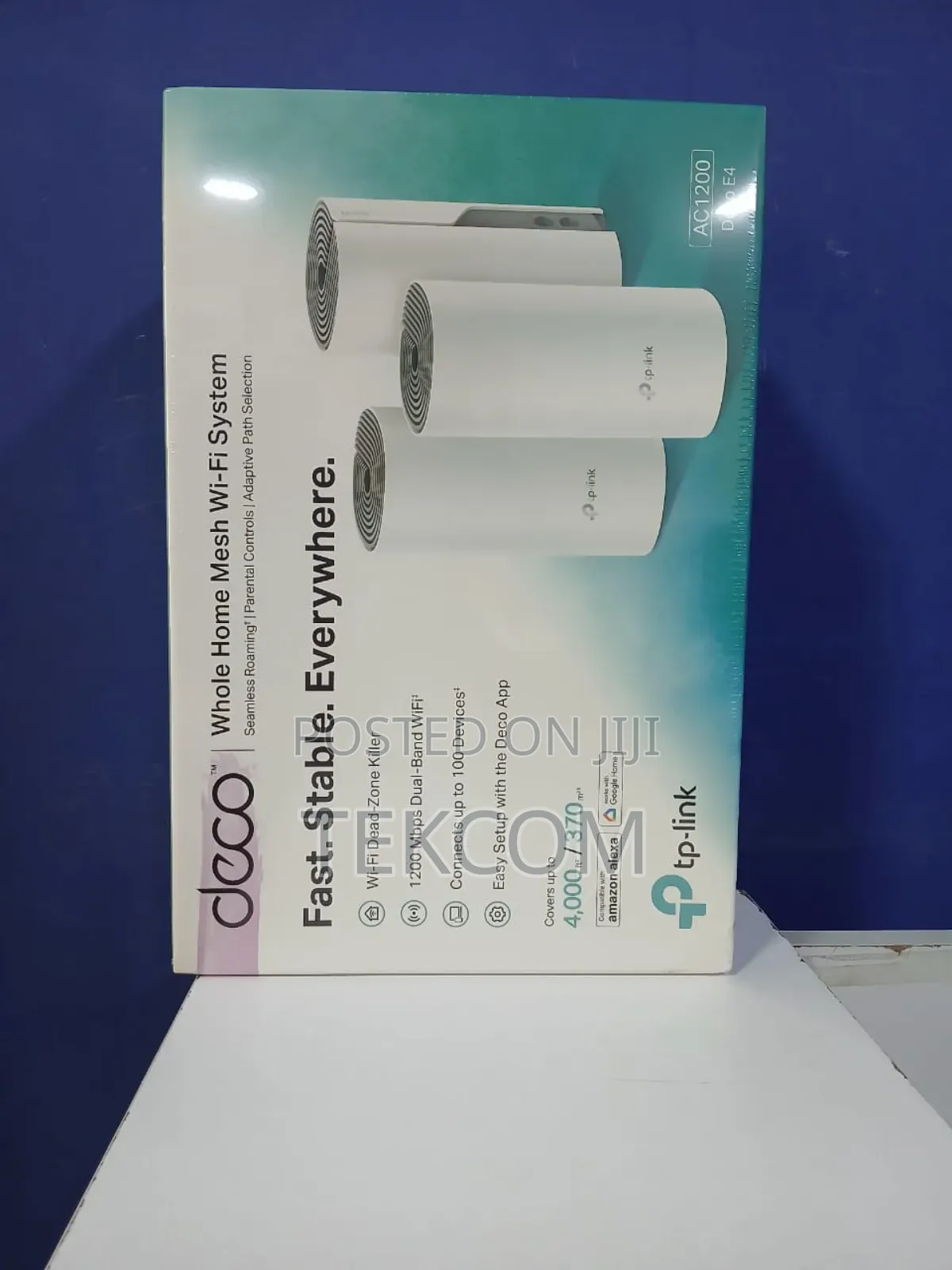 Tp-link Deco E4 Ac1200 Whole Home Mesh Wi-fi System (3 Pack)