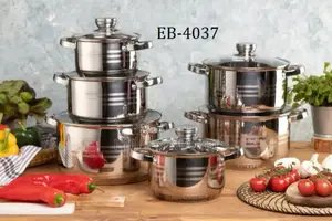 12 Edenburg Stainless Steel Cookware