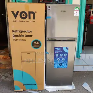 Von 136l Double Door Refrigerator
