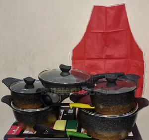 Unique 15pc Multi Angle Heavy Granite Cookware Set