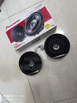 Pioneer TS-G1010F 4-Inch 190W 2-Way Coaxial Car Speaker