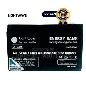 Lightwave UPS Battery 12V 7.5ah