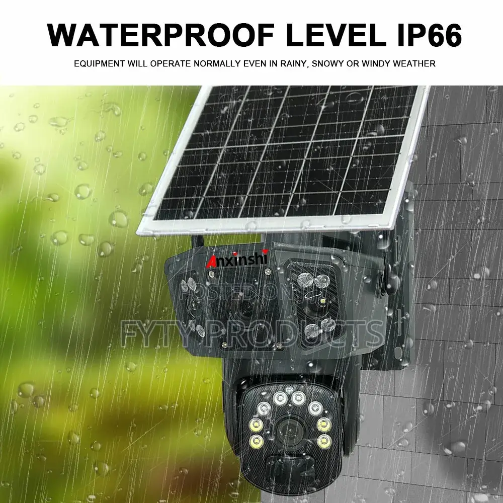 12mp Hd PTZ 4g Solar Security Camera