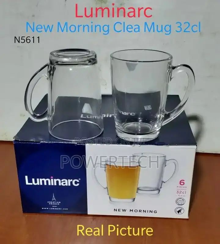 Luminarc Mug Clear Set 250ml 6 Pieces