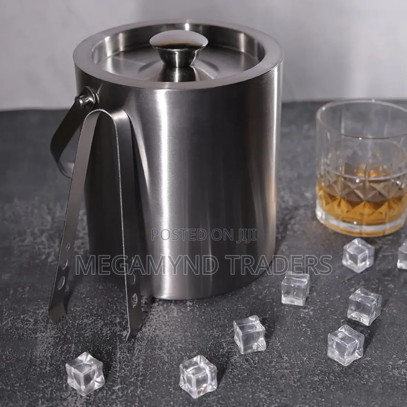 Ice Bucket/Double Wall Ice Bucket With Lid