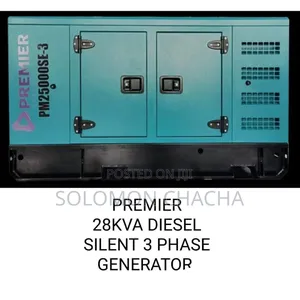 Premier 28kva Deisel Silent 3 Phase Water-cooled Generator