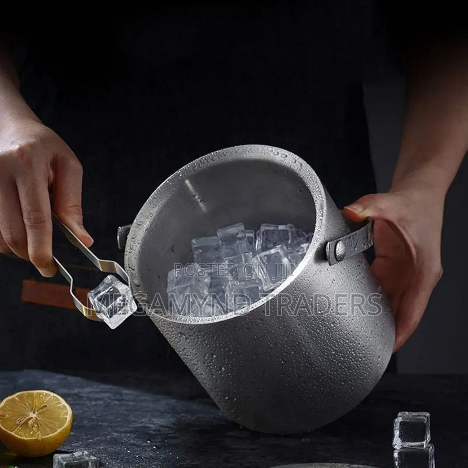 Ice Bucket/Double Wall Ice Bucket With Lid