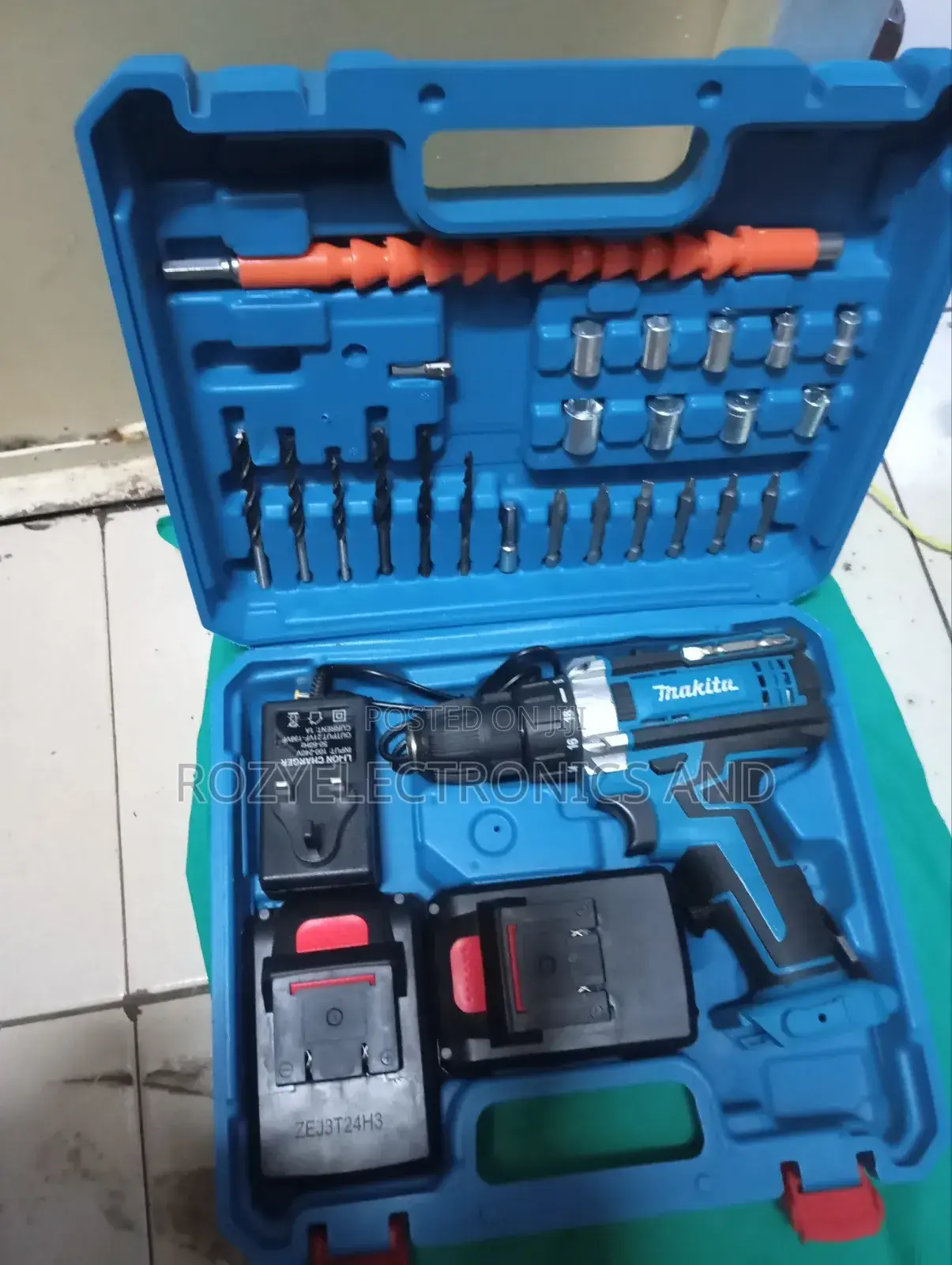 Cordless Drill 36v Kit Tools Set
