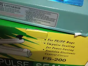 Impulse Sealer Metallic Machine 200mm