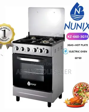 *Nunix Cooker 3G+1E. Electric Oven. 60cm*60cm N/87