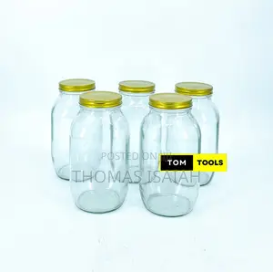 5pcs 2000ml Glass Jars Mason Jars With Screw Caps 204 X 128