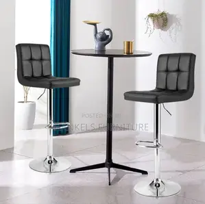 Modern Adjustable Armless Barstool