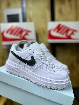 White *Airforce-1 Luxe* Men Sneakers