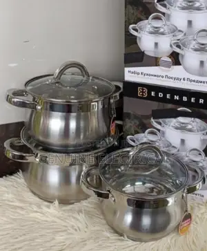 6 Pieces Edenburg EB-3716 Stainless Cookware Set ES