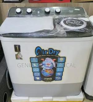 Mika Tub Washing Machine, 10kg - White MWM1
