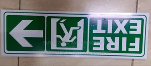 Reflective Fire Exit Sign