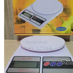 White New Digital Kitchen Measuring Scales