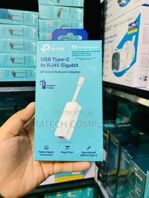 Tp-Link USB Type C to Gigabit Ethernet Adapter- TL-UE300C