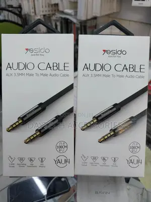 Yesido Aux 3.5mm Male to Male Audio Cable Black
