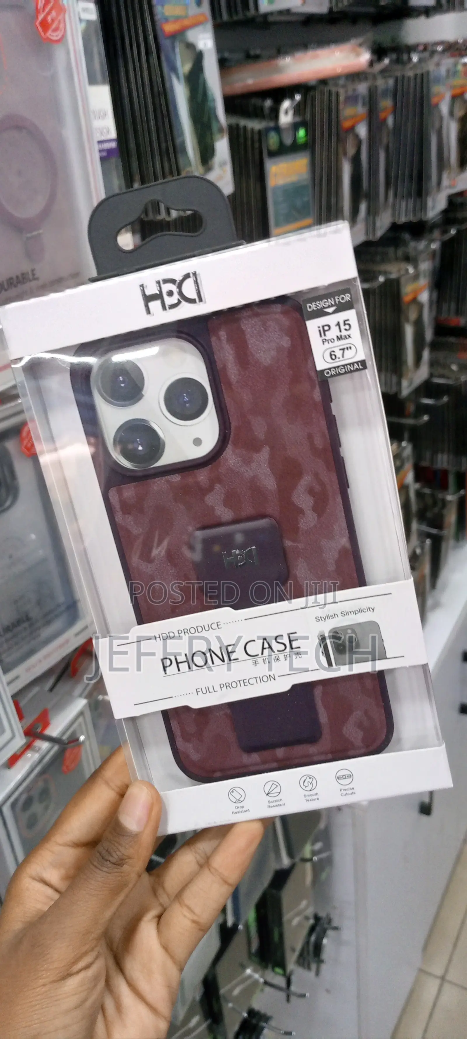 iPhone 15 Pro Max Case With Adjustable Wristband Strap